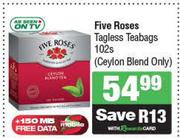 Five Roses Tagless Teabags (Ceylon Blend Only)-102s