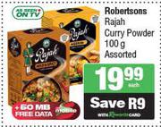     Robertsons Rajah Curry Powder Assorted-100g Each