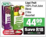 Liqui Fruit 100% Fruit Juice Blend Assorted-2Ltr Each