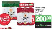 Chateau Del Rei Sparkling Wine (All variants) Cans-For Any 2 x 6x440ml