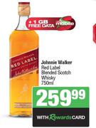    Johnnie Walker Red Label Blended Scotch Whisky-750ml