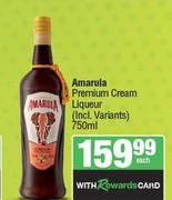 Amarula Premium Cream Liqueur (Incl. Variants)-750ml Each