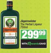 Jagermeister The Herbal Liqueur-750ml