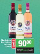 The Saints Red Wine or Rose-For 2 x 750ml