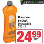 Homecare By Spar Dishwash It-750ml Each