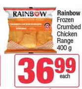 Rainbow Frozen Crumbed Chicken Range-400g Each