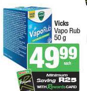 Vicks Vapo Rub-50g Each