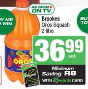 Brookes Oros Squash-2Ltr Each