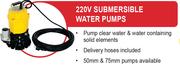 220V Submersible Water Pumps