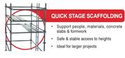 Quick Stage Scaffolding