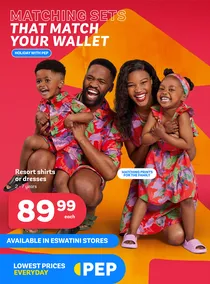 PEP Eswatini : Matching Sets That Match Your Wallet (01 December - 25 December 2024)