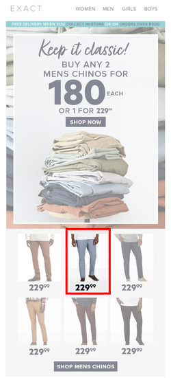 Exact : Keep It Classic (Request Valid Dates From Retailer), page 1