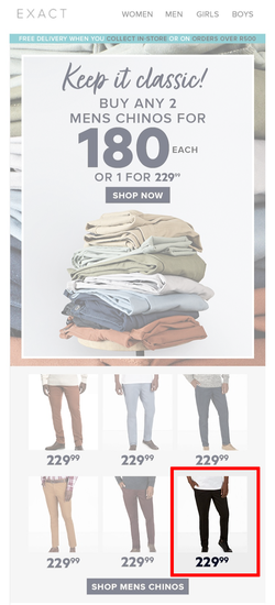 Exact : Keep It Classic (Request Valid Dates From Retailer), page 1