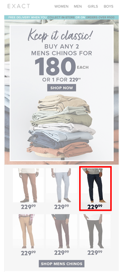 Exact : Keep It Classic (Request Valid Dates From Retailer), page 1
