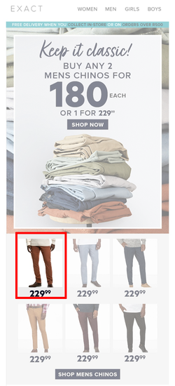 Exact : Keep It Classic (Request Valid Dates From Retailer), page 1