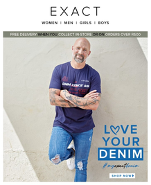 Exact : Men's Jeans (Request Valid Dates From Retailer)