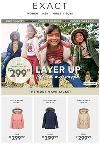 Exact : Layer Up (Request Valid Dates From Retailer)