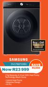 Samsung 17Kg Bespoke AI Dryer With Heat Pump Technology (Black Caviar) DV17B8710BV