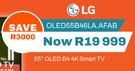 LG 55" QLED B4 4K Smart TV QLED55B46LA.AFAB