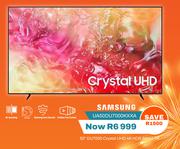 Samsung 50" DU7000 Crystal UHD 4K HDR Smart TV UA50DU7000KXXA