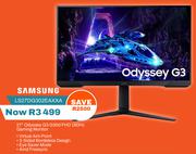 Samsung 27" Odyssey G3 G30d FHD 180Hz Gaming Monitor LS27DG302EAXXA