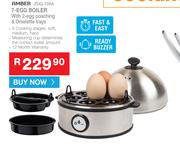 Amber 7 Egg Boiler With 2 Egg Poaching & Omelette Trays ZDQ-705A
