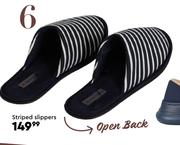 Striped Slippers