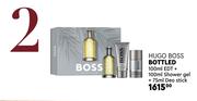 Hugo Boss Bottled 100ml EDT + 100ml Shower Gel + 75ml Deo Stick
