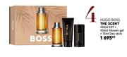 Hugo Boss The Scent 100ml EDT + 100ml Shower Gel + 75ml Deo Stick