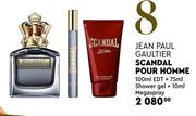 Jean Paul Gaultier Scandal Pour Homme 100ml EDT + 75ml Shower Gel + 10ml Mega Spray