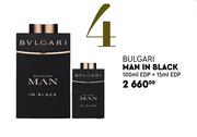 Bulgari Man In Black 100ml EDP + 15mp EDP