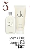Calvin Klein One 50ml EDT + 100ml Body Wash
