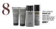 Ted Lapidus Pour Lui 100ml EDT + 200ml Body Spray + 100ml Shower Gel + 100ml After Shave