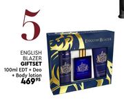 English Blazer Gift Set 100ml EDT + Deo + Body Lotion