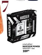 Lentheric Masculin Power 100ml EDT + Deo