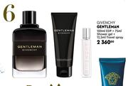 Givenchy Gentleman 100ml EDP + 75ml Shower Gel + 12.5ml Travel Spray