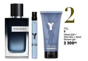YSL Y 100ml EDP + 10ml Mini + 50ml shower Gel