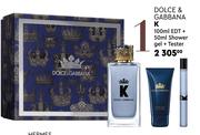 Dolce & Gabbana K 100ml EDT + 50ml Shower Gel + Tester