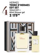 Hermes Terre D'Hermes EDT Set 100ml EDT + 80ml Shower Gel