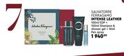 Salvatorre Ferragamo Intense Leather 100ml EDP + 100ml Shampoo & Shower Gel + 10ml Pen Spray