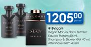 Bvlgari Man In Black Gift Set-Per Set