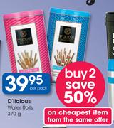 D'Licious Wafer Rolls-370g Per Pack