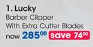 Lucky Barber Clipper With Extra Cutter Blades