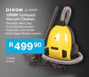 Dixon 1200W Compact Vacuum Cleaner JL-H3006