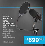 Dixon USB Condenser Microphone Kit AU-A04