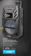 Dixon 12" Bluetooth Speaker With 2600mAh Rechargeable Battery OP-T12D