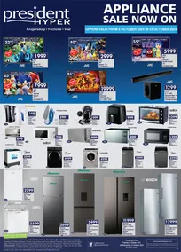 President Hyper : Appliance Sale Now On (08 October - 23 October 2024)