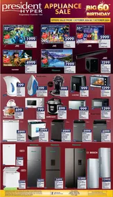 President Hyper : Birthday Appliance Specials (01 October - 07 October 2024)