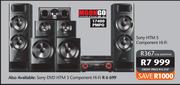 Sony DVD HTM 3 Component Hi-Fi