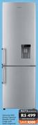 Samsung Metallic Combi Fridge with Water Dispenser-400Ltr